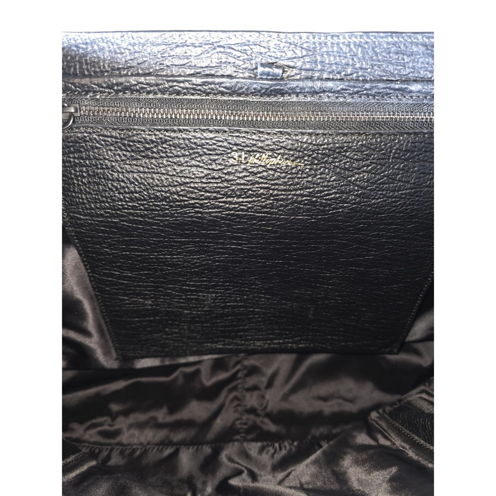 3.1 Phillip Lim Pashli Textured Leather Large Satchel Purse Handbag - Picture 13 of 16